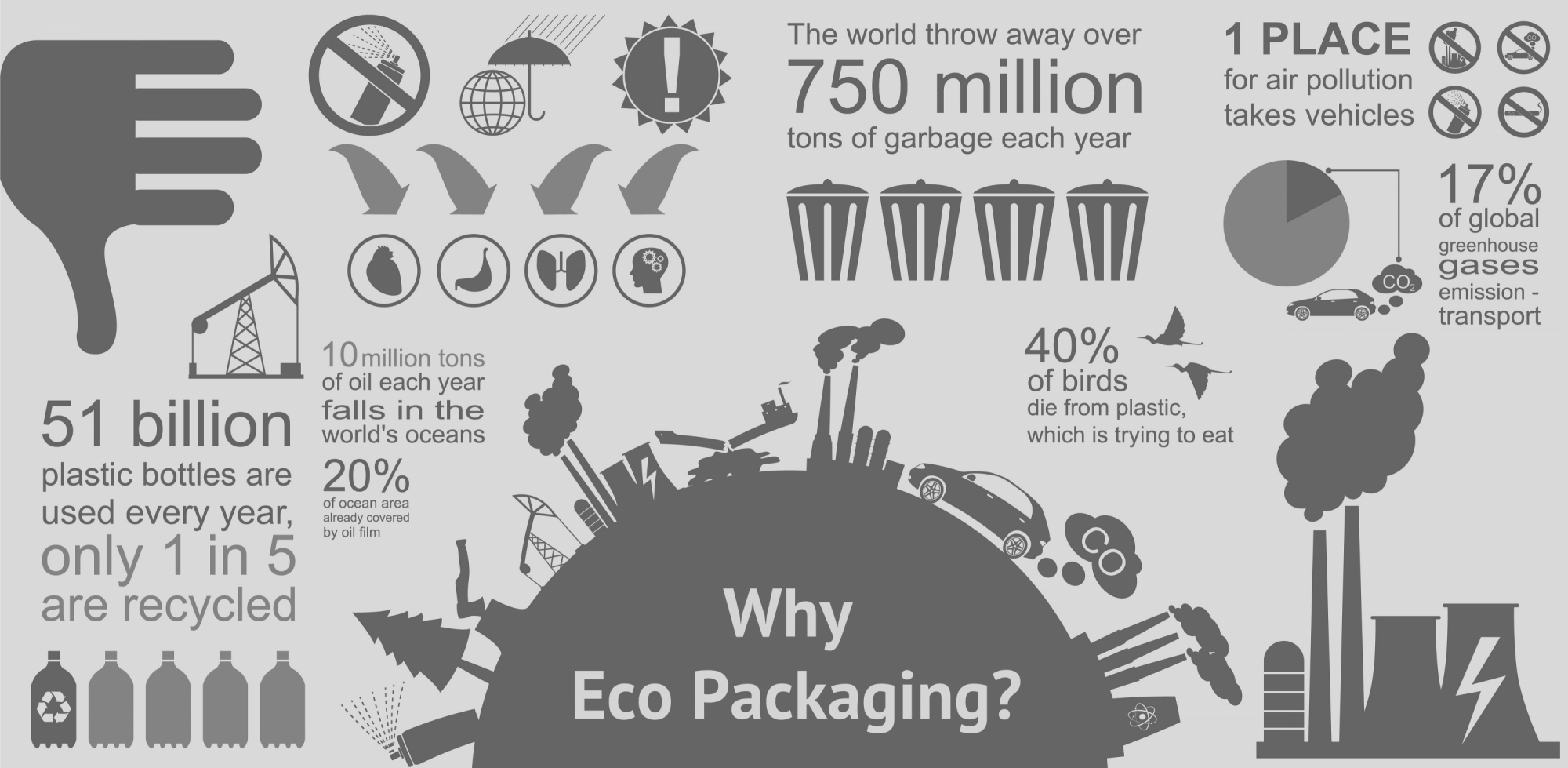 eco packaging infograph 